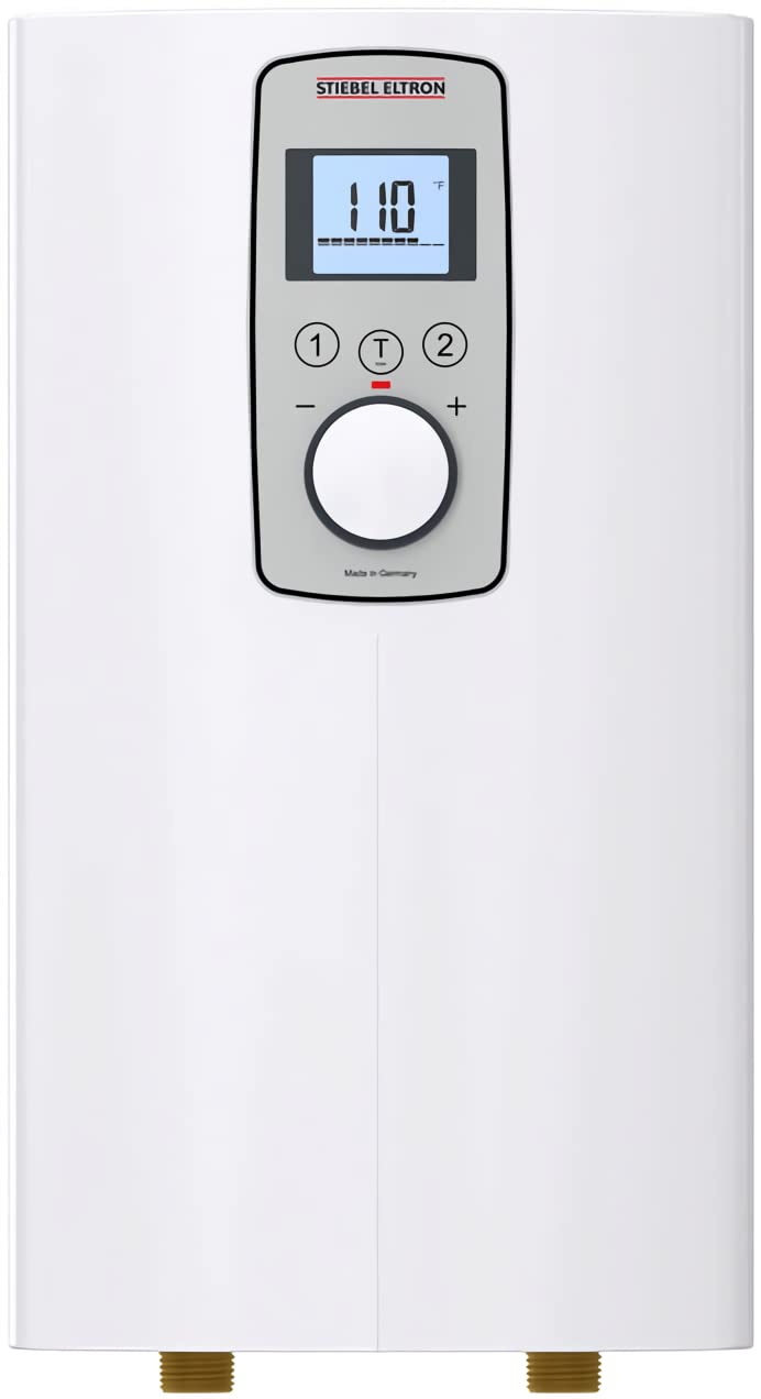 Stiebel Eltron 200058 Model DHC-E 8/10-2 Trend Point-of-Use Electric Tankless Water Heater, Direct Coil Heating System, Switchable kW Power Output, Backlit Display, Adjustable Temperature