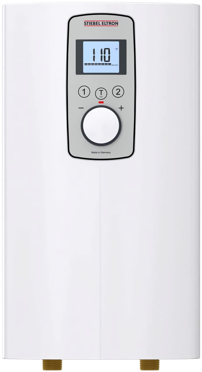 Stiebel Eltron 200061 Model DHC-E 4/6-2 Trend Point-of-Use Electric Tankless Water Heater, Direct Coil Heating System, Switchable kW Power Output, Backlit Display, Adjustable Temperature