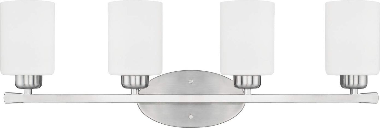 Capital Lighting 115241BN-338 Dixon 4 Light Vanity Brushed Nickel