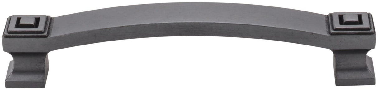 Jeffrey Alexander 585-128DACM 128 mm Center-to-Center Gun Metal Square Delmar Cabinet Pull
