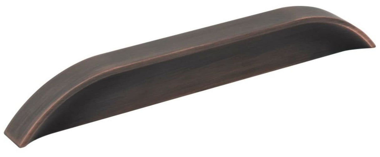 Jeffrey Alexander 484-128160DBAC 128 mm / 160 mm Center-to-Center Brushed Oil Rubbed Bronze Elara Cabinet Pinch Pull