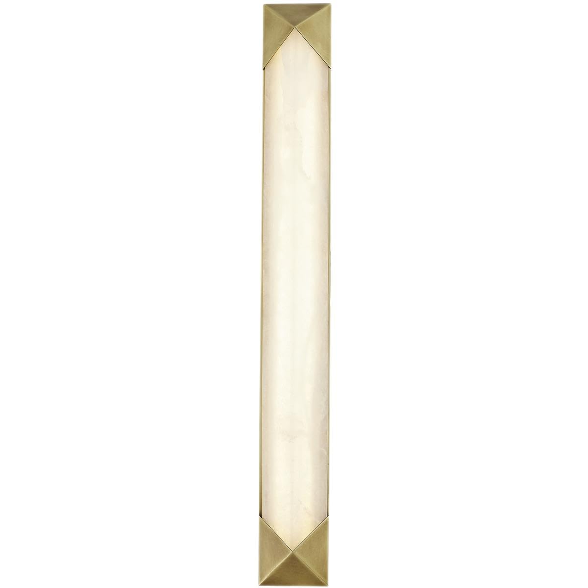 Alora WV323225VBAR CAESAR 25" WV VINTAGE BRASS ALABASTER 30W LED 90 3000K AC LED