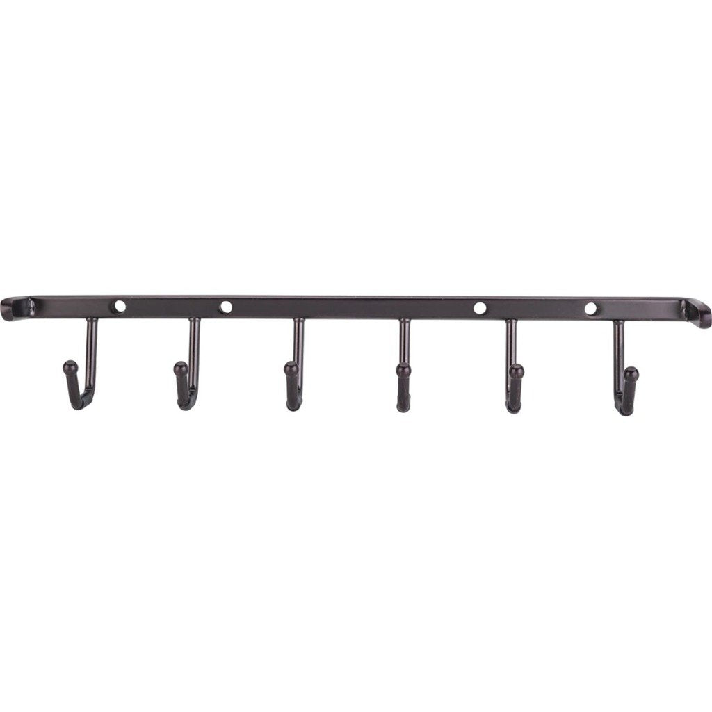 Hardware Resources 296B-DBAC Brushed Oil Rubbed Bronze Screw-Mount Belt Rack