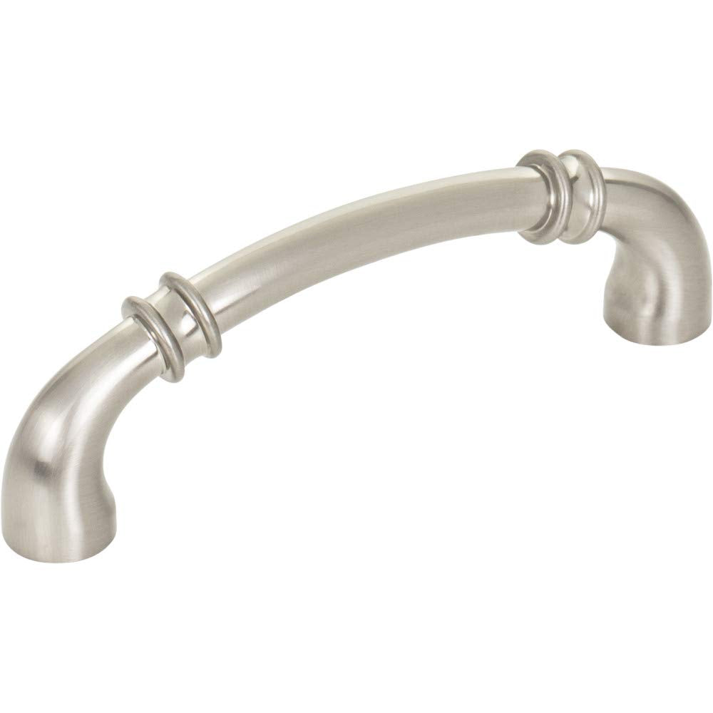 Jeffrey Alexander 445-96SN 96 mm Center-to-Center Satin Nickel Marie Cabinet Pull