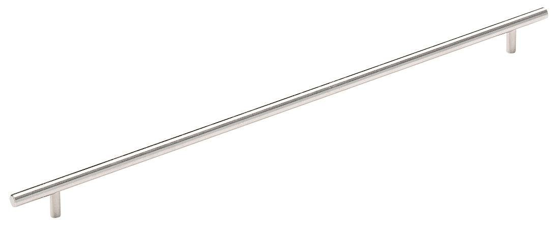 Amerock Cabinet Pull Sterling Nickel 18-7/8 inch (480 mm) Center to Center Bar Pulls 1 Pack Drawer Pull Drawer Handle Cabinet Hardware