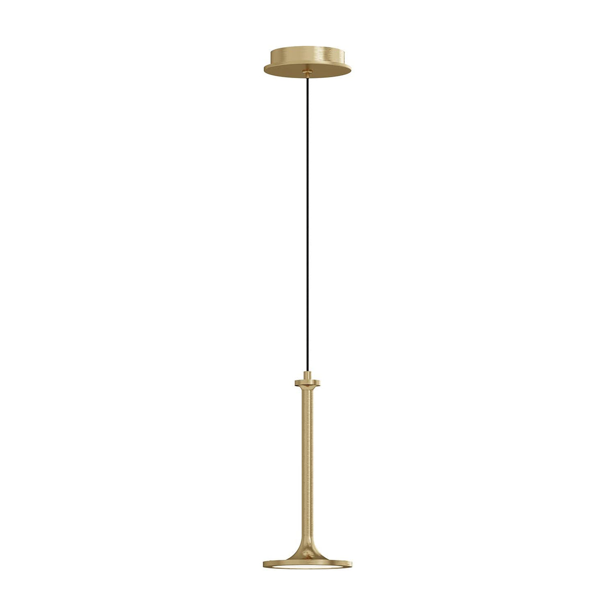 Alora PD418006BG ISSA 6" PENDANT BRUSHED GOLD 72" WIRE 120V TRIAC/ELV LED 3000K 90CRI 11W