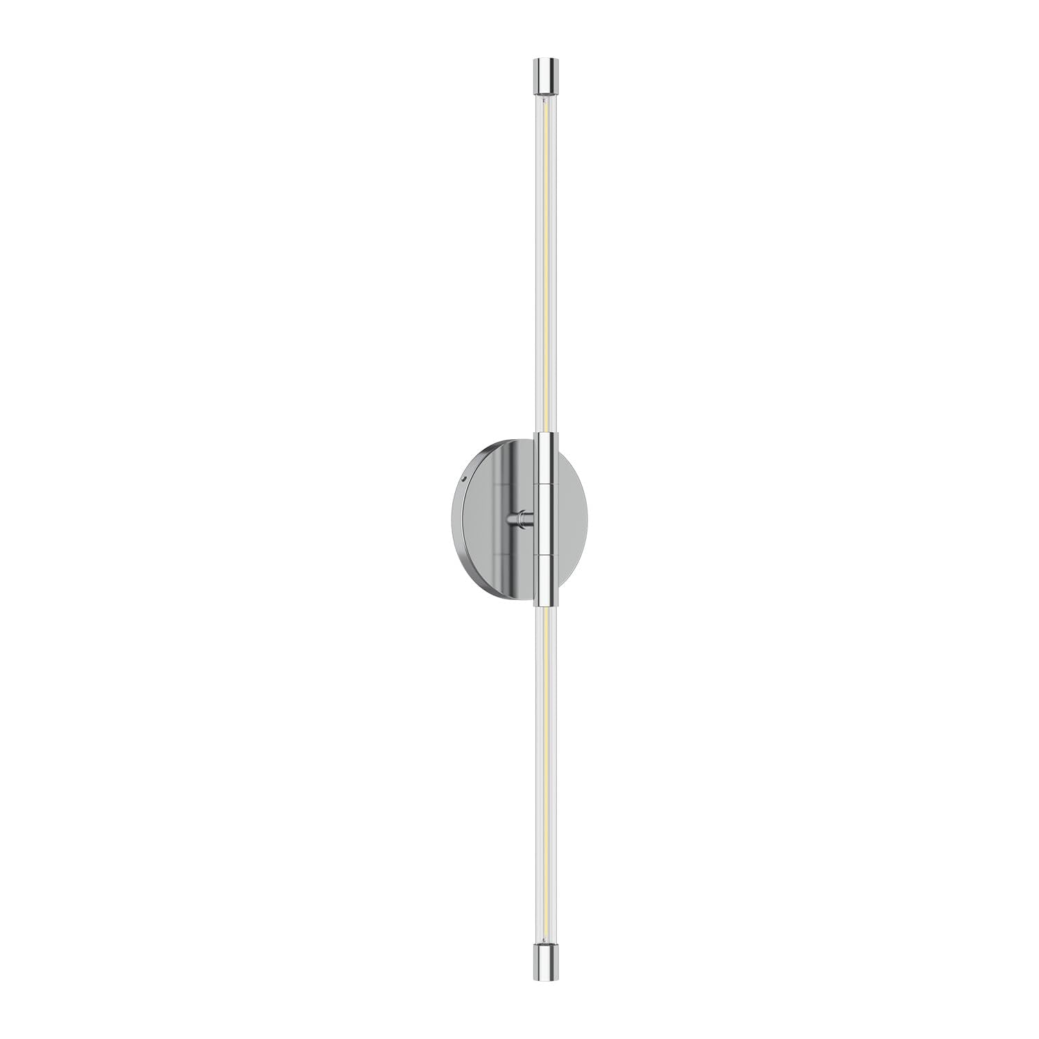Kuzco WS74226-CH MOTIF 26" WALL SCONCE CHROME 8W 120VAC WITH LED DRIVER 2700K 90CRI