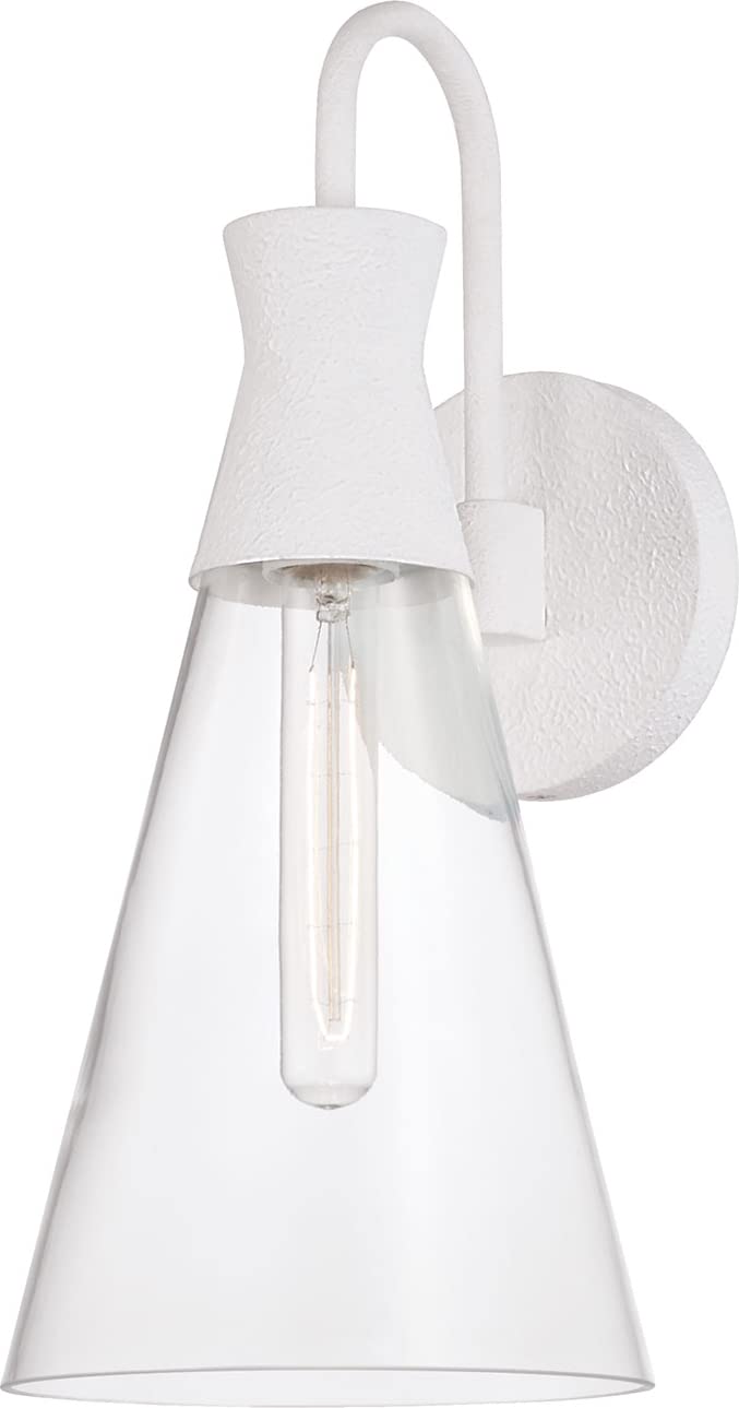 Capital Lighting 650311XW Paloma 1 Light Sconce Textured White
