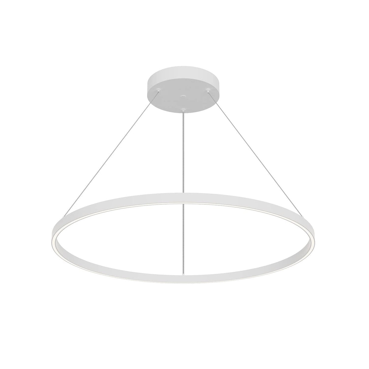 Kuzco PD87136-WH CERCHIO 36" PENDANT WH TEXTURED DOWN ONLY DUO CANOPY 930 TRIAC 120 78W