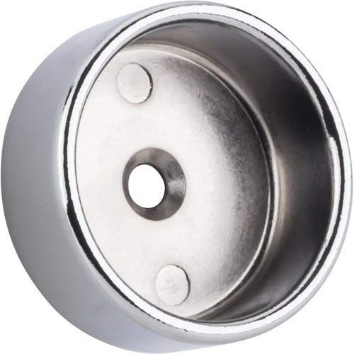 Hardware Resources M7345-CH Chrome Closed Knock-In Mounting Bracket for 1-5/16" Round Closet Rods