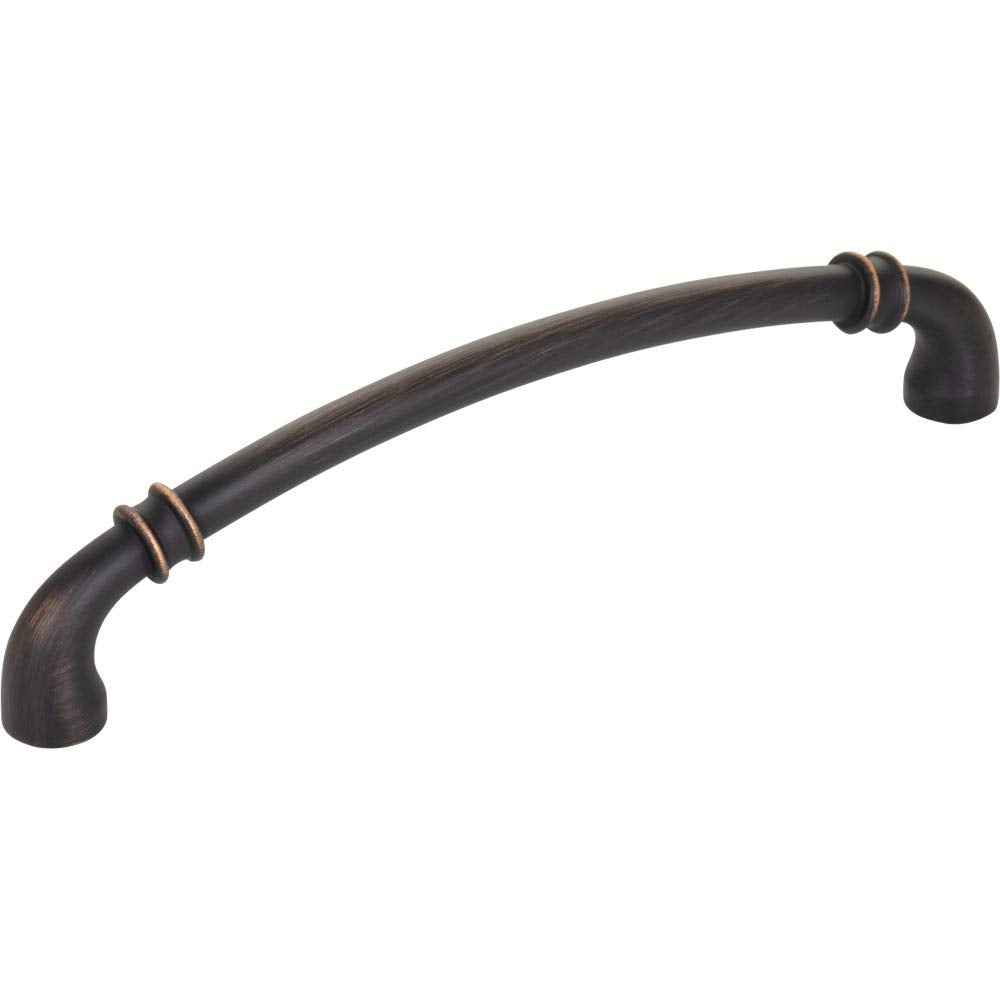 Jeffrey Alexander 445-160DBAC 160 mm Center-to-Center Brushed Oil Rubbed Bronze Marie Cabinet Pull