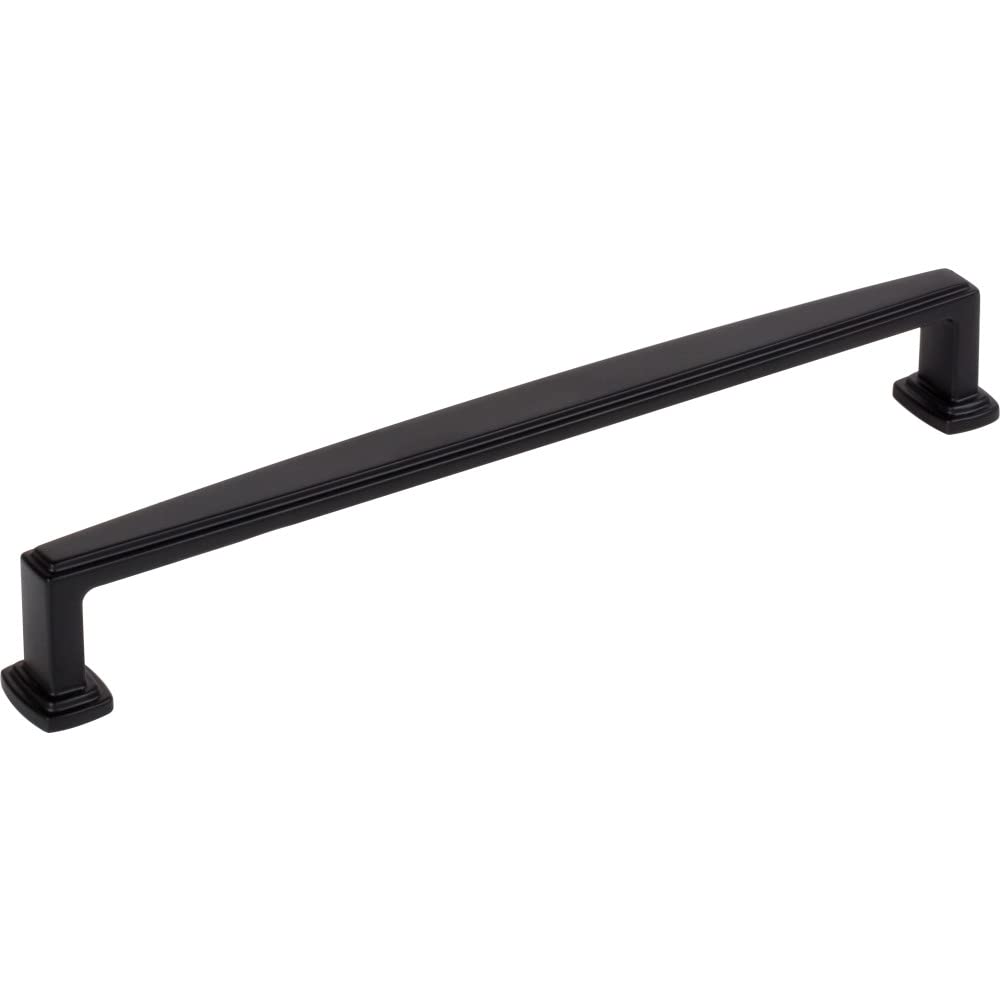 Jeffrey Alexander 171-192MB 192 mm Center-to-Center Matte Black Richard Cabinet Pull