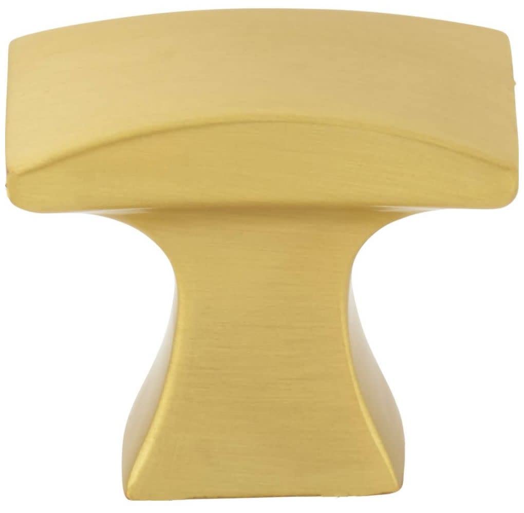 Jeffrey Alexander 767BG 1-1/4" Overall Length Brushed Gold Flared Philip Cabinet Knob