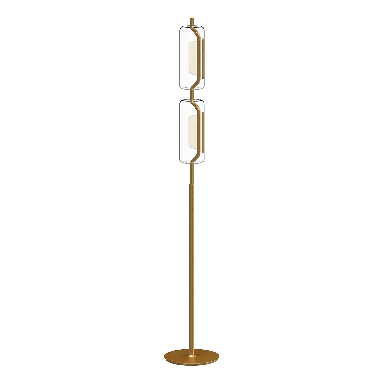 Kuzco FL28563-BG HILO 63" FLOOR LAMP BRUSHED GOLD 120V TOUCH DIMMER LED 3000K 90CRI 17W