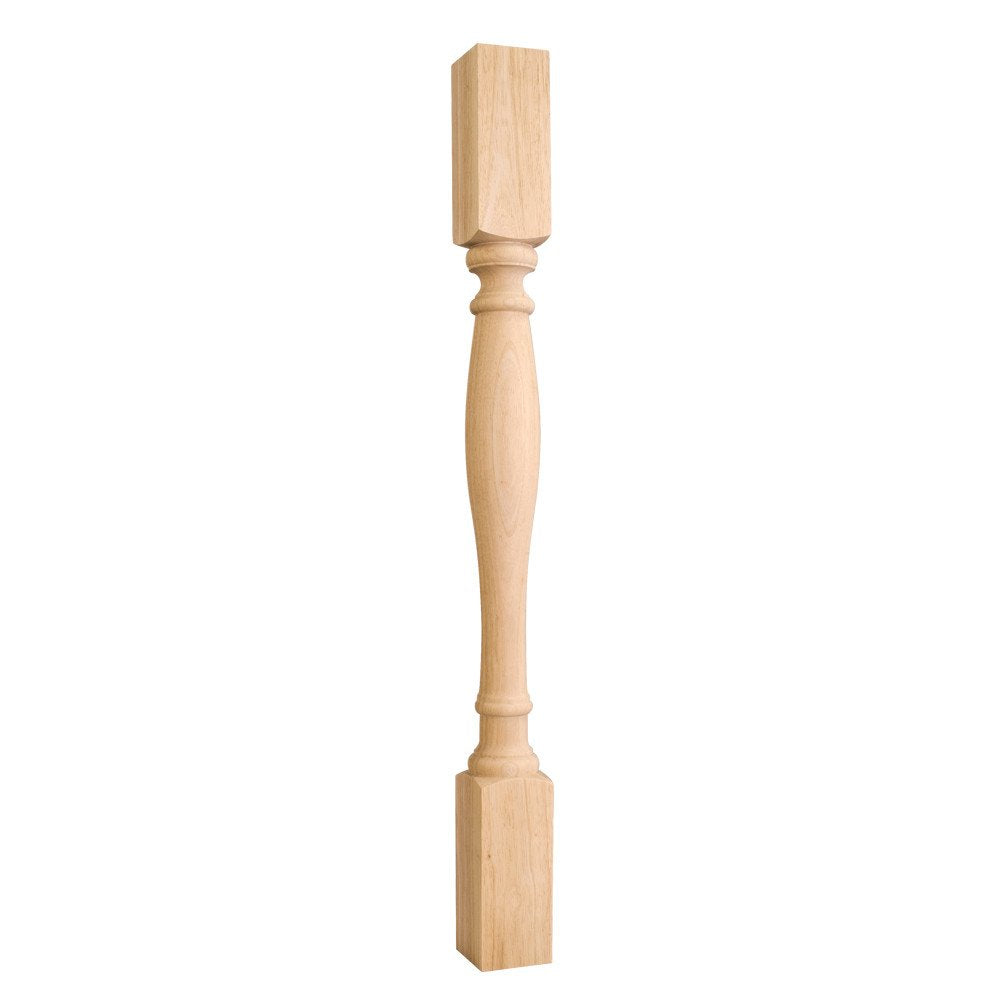Hardware Resources P1-3CH 3" W x 3" D x 35-1/2" H Cherry Turned Post