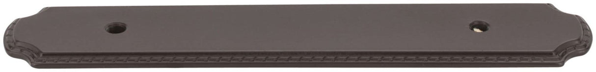 Jeffrey Alexander B812-96R-BNB 6-1/8" O.L. (96 mm Center-to-Center) Brushed Black Nickel Rope Pull Backplate
