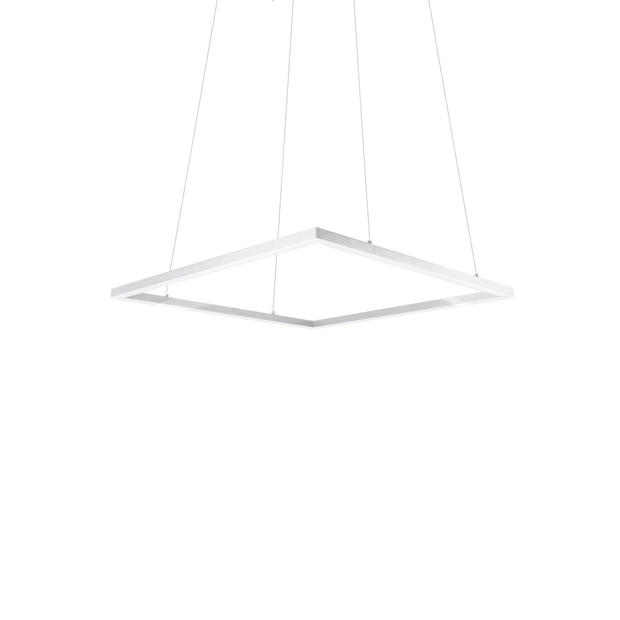 Kuzco PD88160-WH PIAZZA 60" PENDANT WH TEXTURED DOWN ONLY DUO CANOPY 930 TRIAC 120 128W