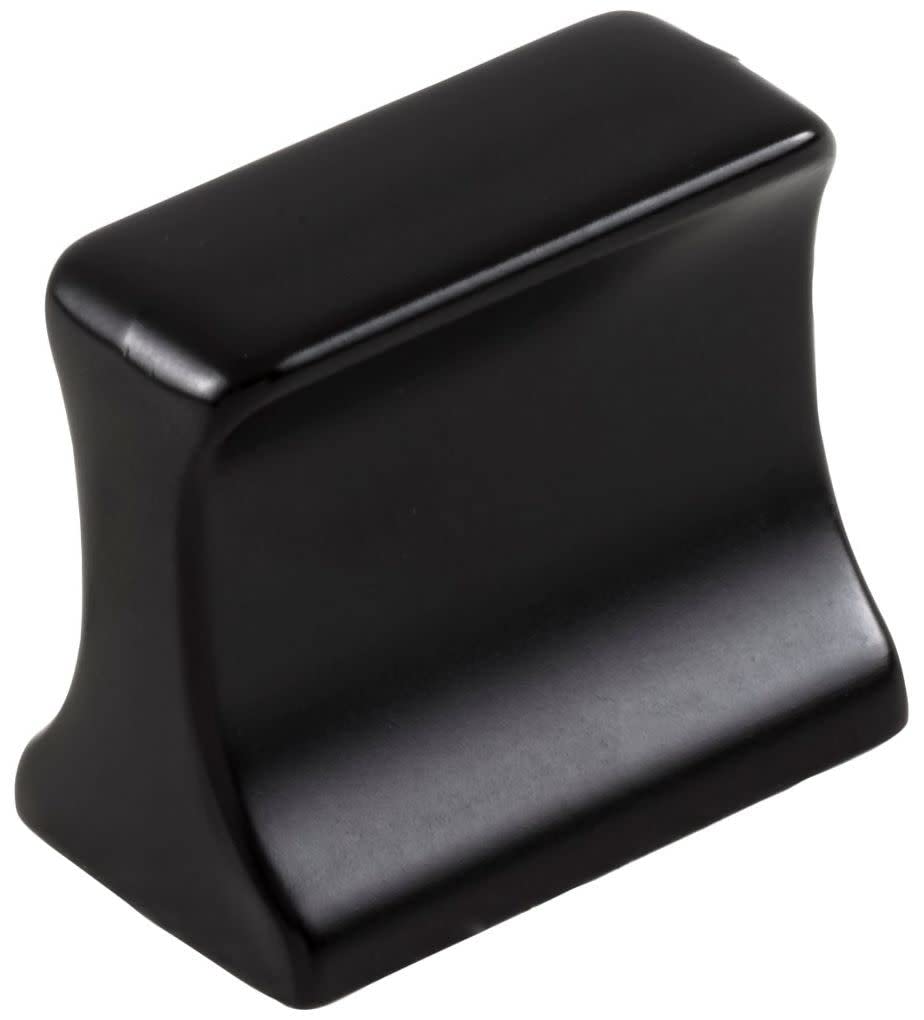 Jeffrey Alexander 752-19MB 1-1/4" Overall Length (16 mm Center-to-Center) Matte Black Sullivan Cabinet Knob