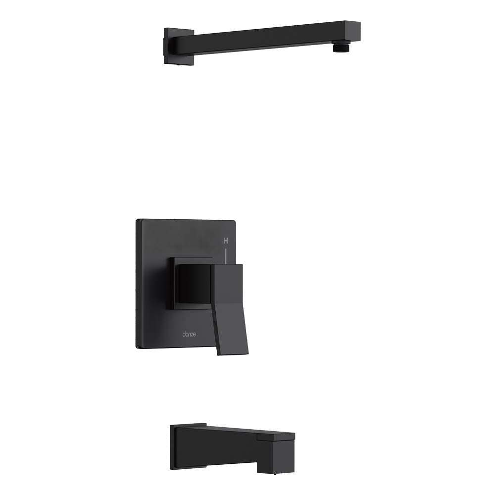 Gerber D500019LSBSTC Satin Black Avian Tub & Shower Trim Kit, Without Showerhead