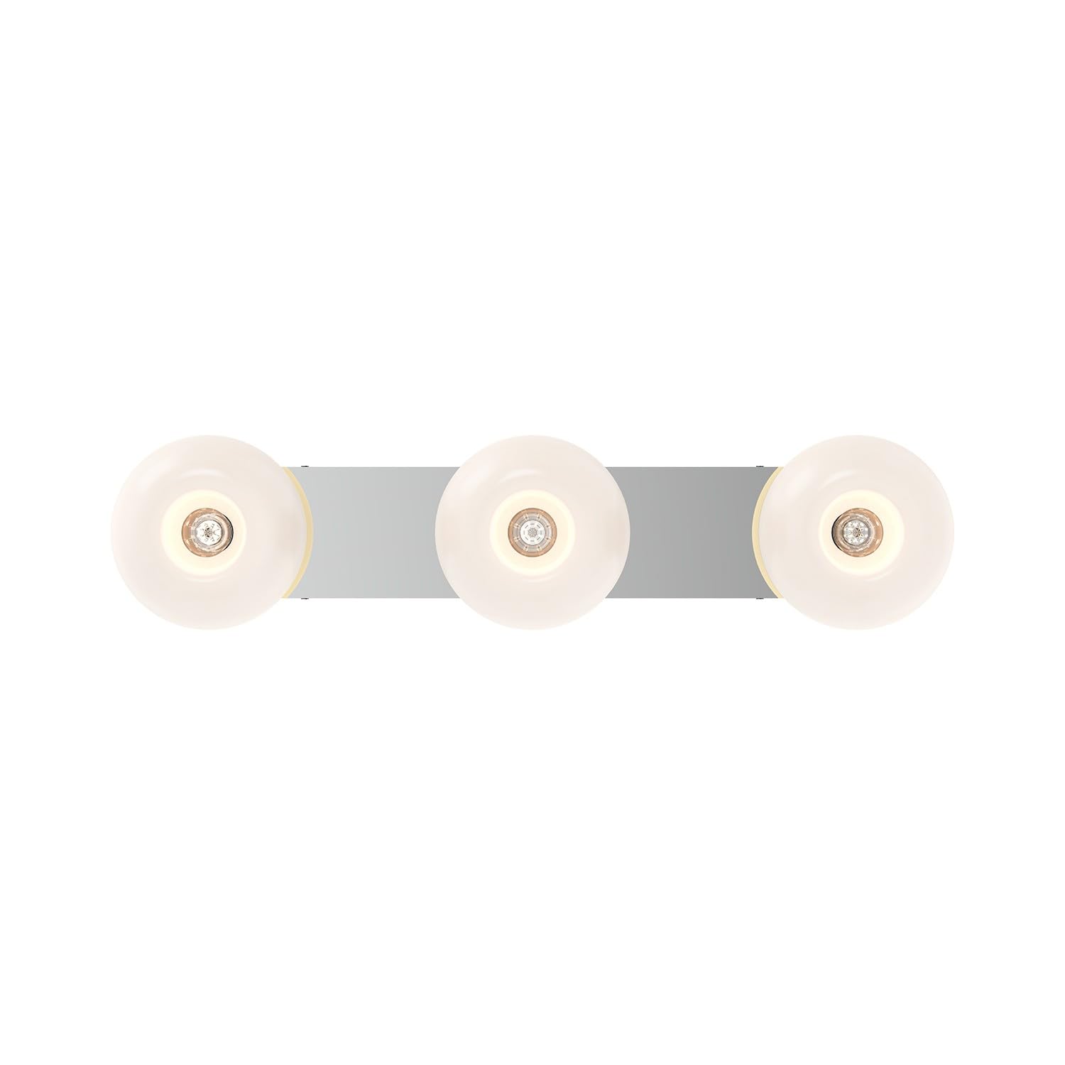 Kuzco VL57532-CH/OP SAMAR 3 HEAD 32" VANITY CHROME TRANSITION OPAL GLASS E26 60WX3