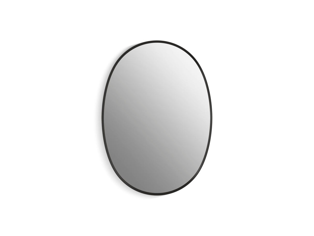Kohler Verdera 24" x 34" Oval Framed Medicine Cabinet - Matte Black