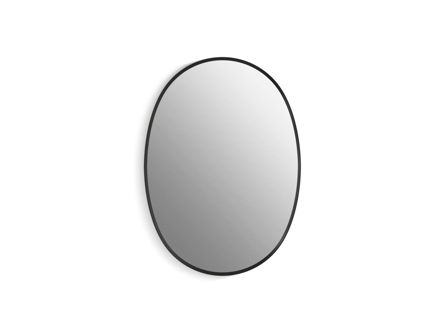 Kohler Verdera 24" x 34" Oval Framed Medicine Cabinet - Matte Black