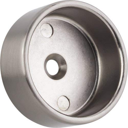 Hardware Resources M7345-SN Satin Nickel Closed Knock-In Mounting Bracket for 1-5/16" Round Closet Rods