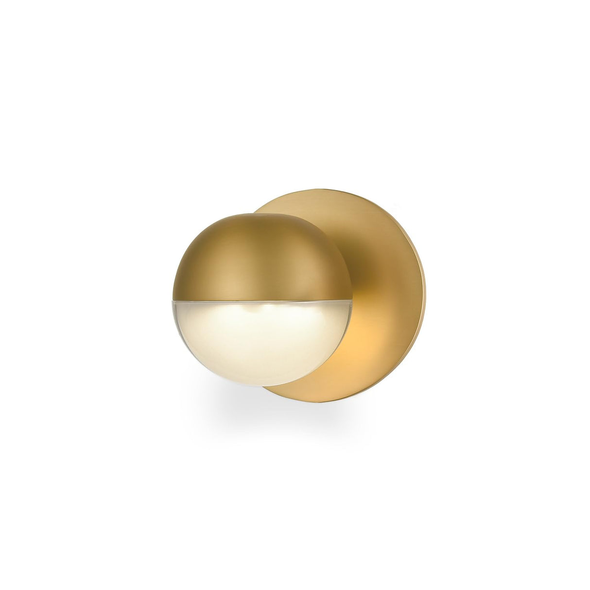 Kuzco WS47305-BG PLUTO 5" WS Brushed Gold 120V ELV LED 3000K 90CRI 6W