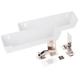 Hardware Resources TO11-R 11-11/16" Plastic Tip-Out Tray Kit for Sink Front