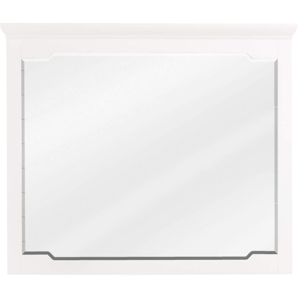Jeffrey Alexander MIR2CHA-40-WH 40" W x 1-1/2" D x 34" H White Chatham mirror