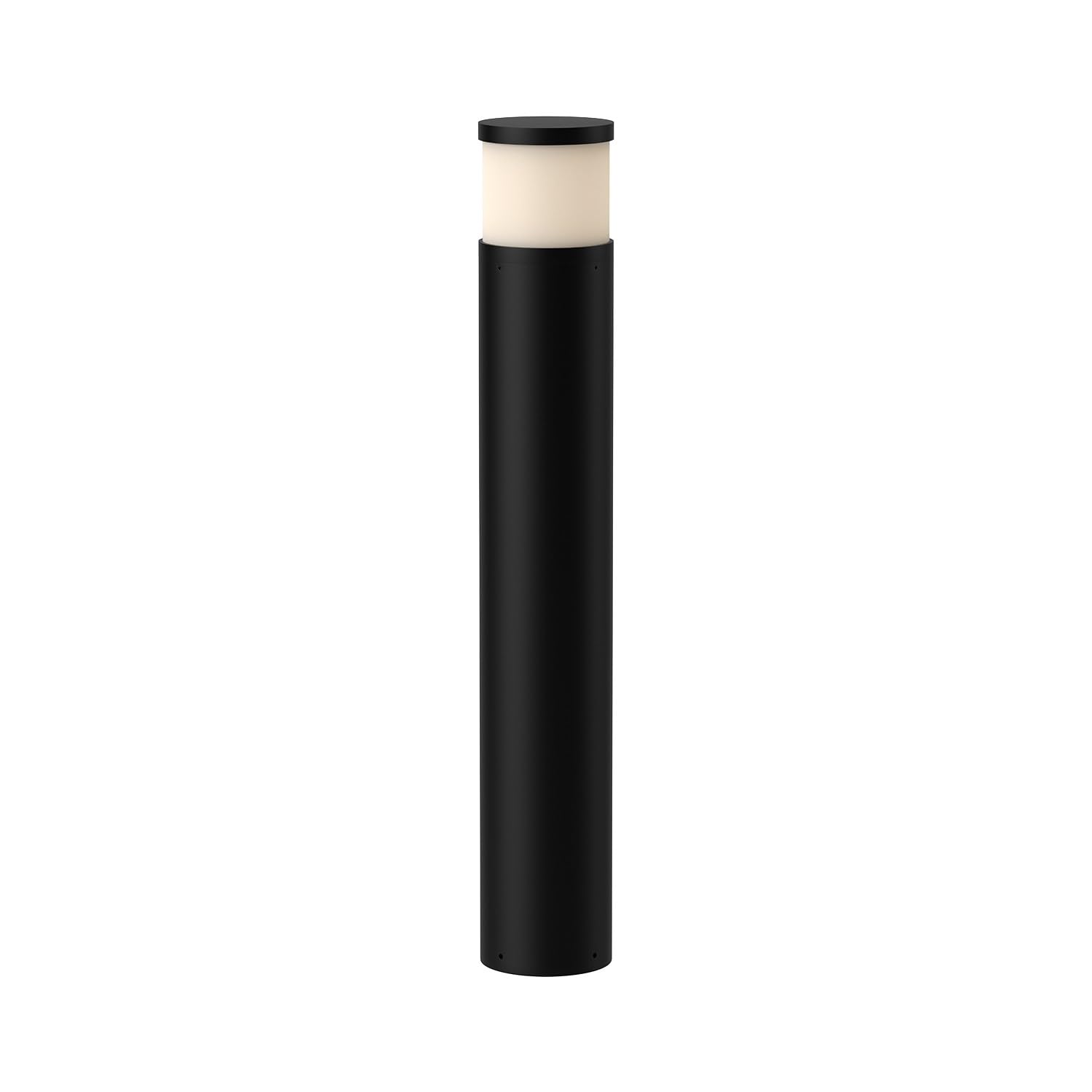 Kuzco EB46440-BK CHADWORTH 40" EXTERIOR BOLLARD TEXTURED BLACK 120-277V TRIAC/ELV LED 3000K 80CRI 24W