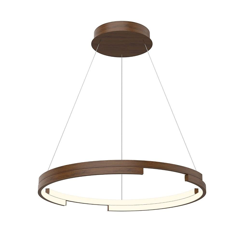 Kuzco PD52724-WT ANELLO MINOR 24" PENDANT WALNUT 58W 120VAC WITH LED DRIVER 3000K 90CRI