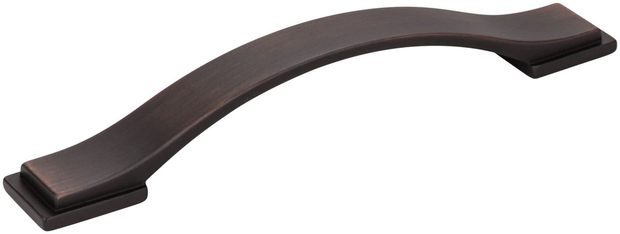 Jeffrey Alexander 80152-128DBAC 128 mm Center-to-Center Brushed Oil Rubbed Bronze Strap Mirada Cabinet Pull