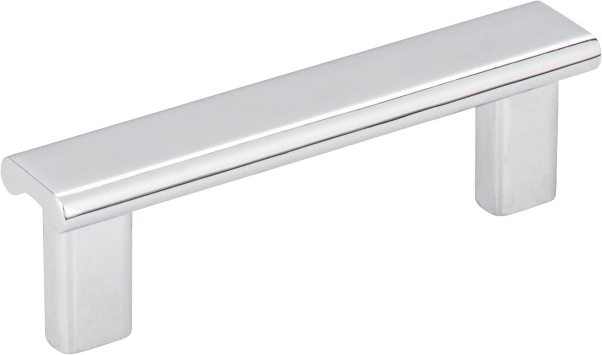 Elements 183-3PC 3" Center-to-Center Polished Chrome Square Park Cabinet Pull