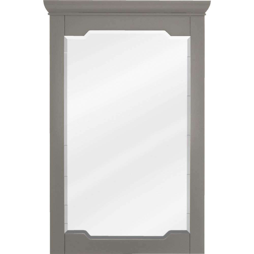 Jeffrey Alexander MIR2CHA-22-GR 22" W x 1-1/2" D x 34" H Grey Chatham mirror
