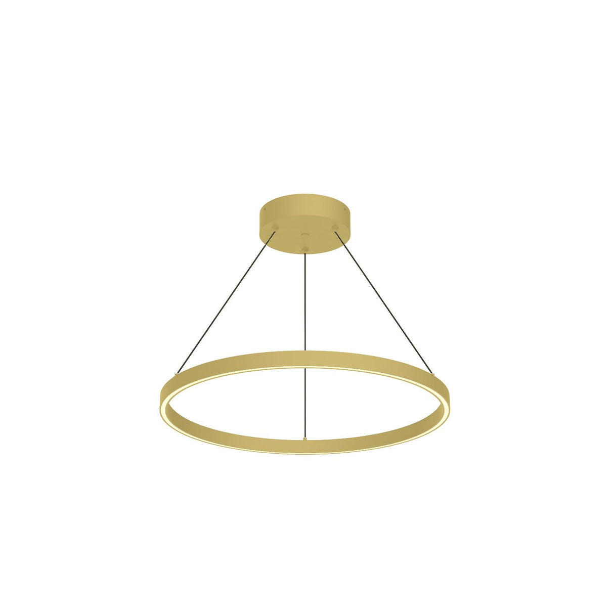 Kuzco PD87124-BG CERCHIO 24" PENDANT BG TEXTURED DOWN ONLY DUO CANOPY 930 TRIAC 120 52W
