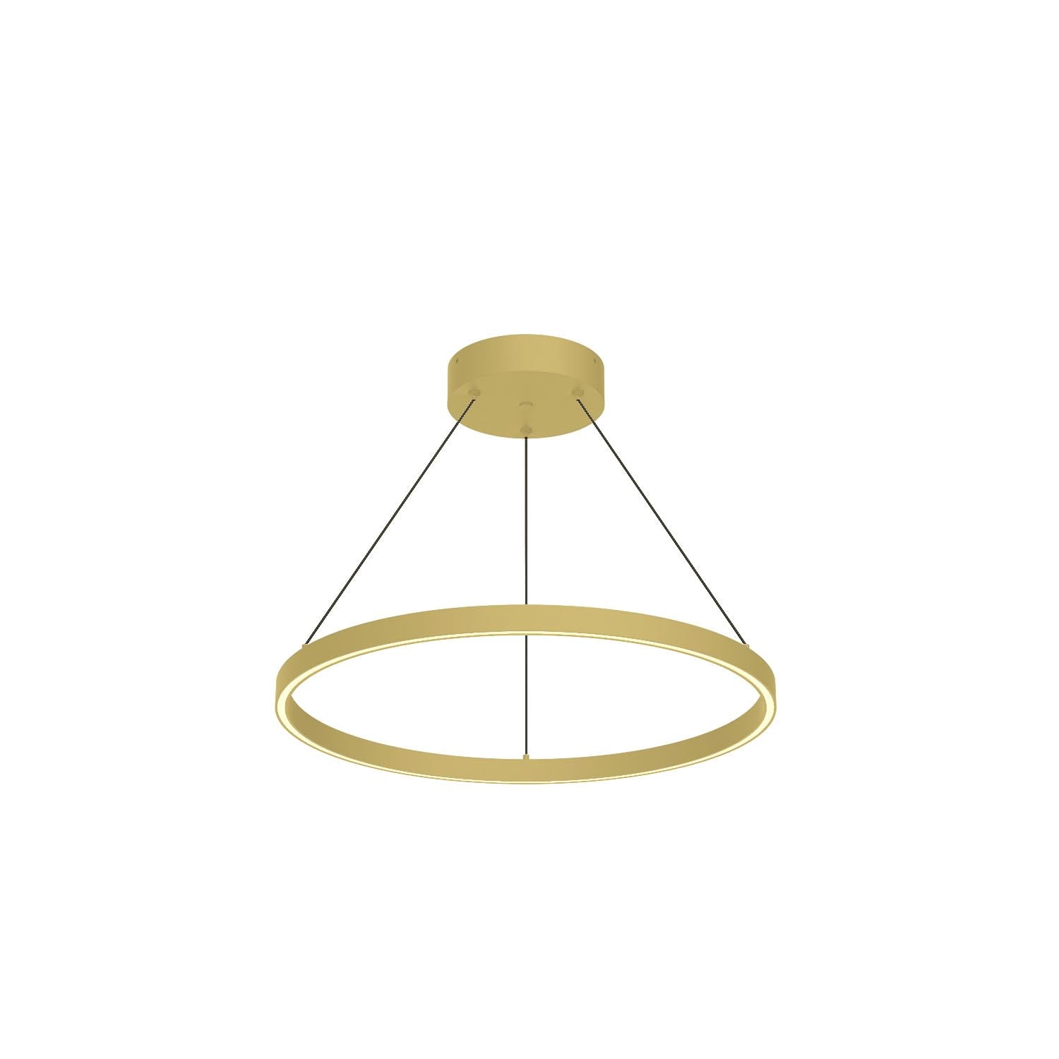 Kuzco PD87124-BG CERCHIO 24" PENDANT BG TEXTURED DOWN ONLY DUO CANOPY 930 TRIAC 120 52W