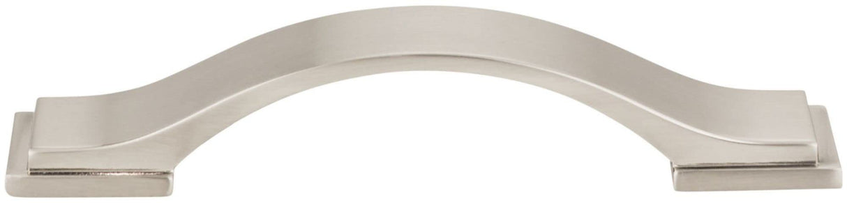 Jeffrey Alexander 80152-96BNBDL 96 mm Center-to-Center Brushed Pewter Strap Mirada Cabinet Pull