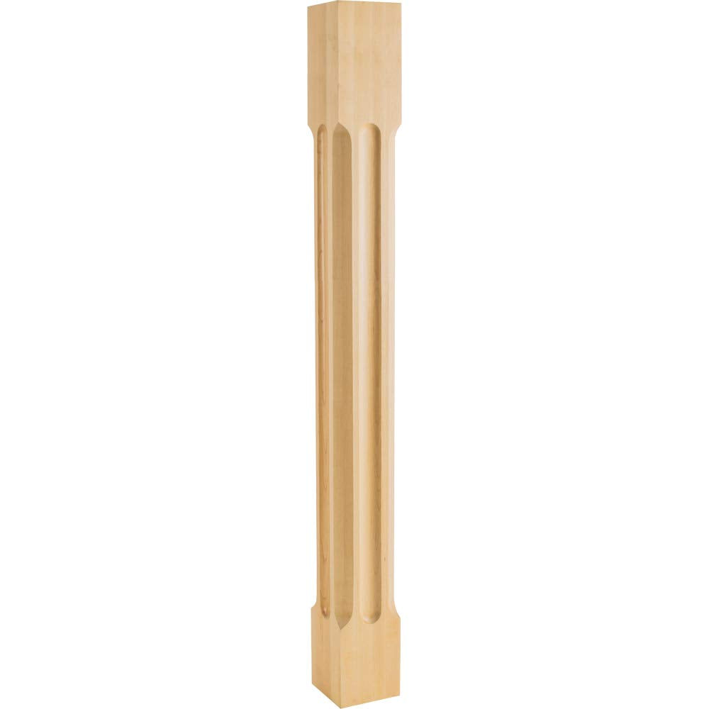 Hardware Resources P78-ALD 3-1/2" W x 3-1/2" D x 35-1/2" H Alder Scooped Post