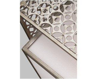 Feiss F3103/3SRS Kenney Multi Light Pendant, Satin Nickel, 3-Light (20"W x 10"H) 225watts