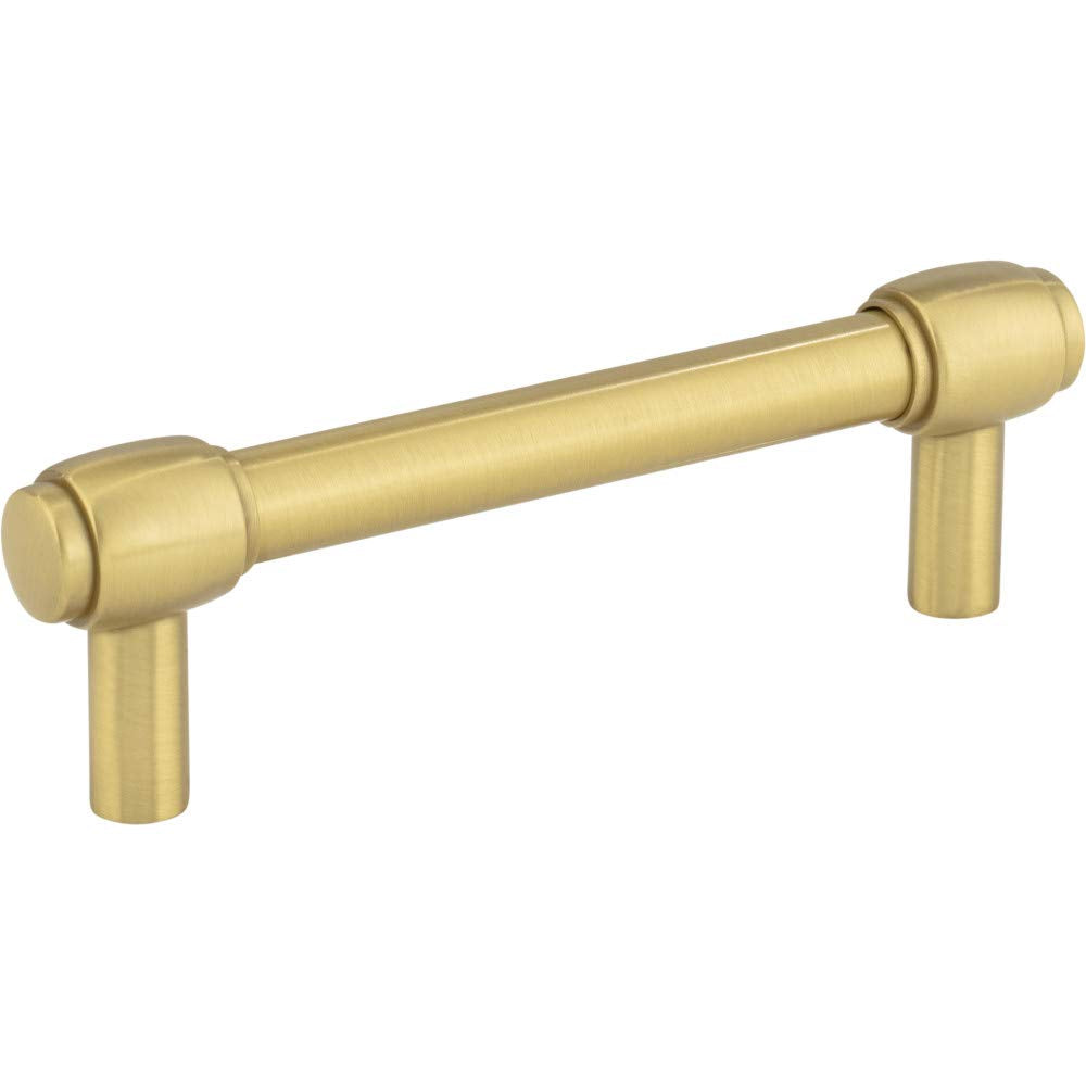 Jeffrey Alexander 885-96BG 96 mm Center-to-Center Brushed Gold Hayworth Cabinet Bar Pull