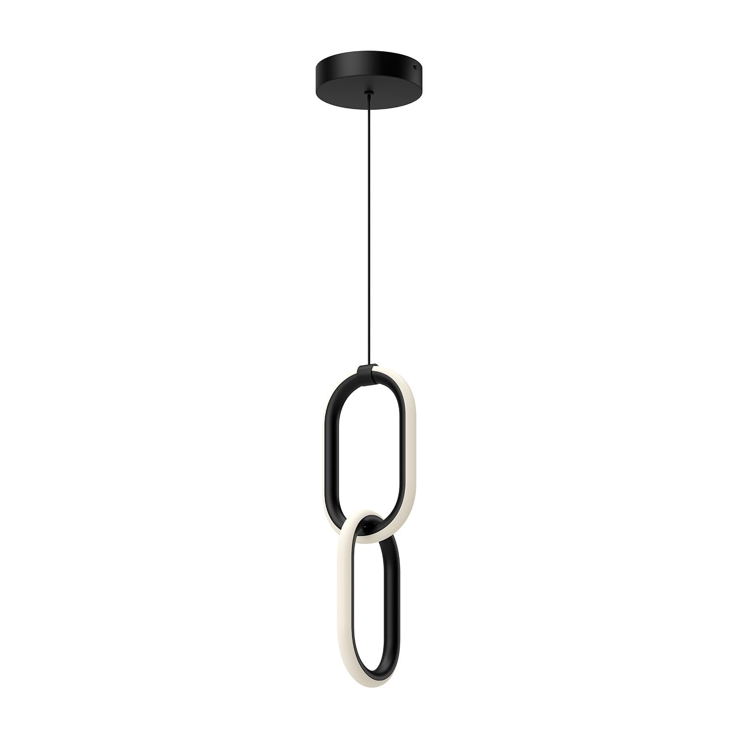 Kuzco PD92615-BK AIREN 15" PENDANT TEXTURED BLACK 120" WIRE 120V TRIAC/ELV LED 3000K 90CRI 20W
