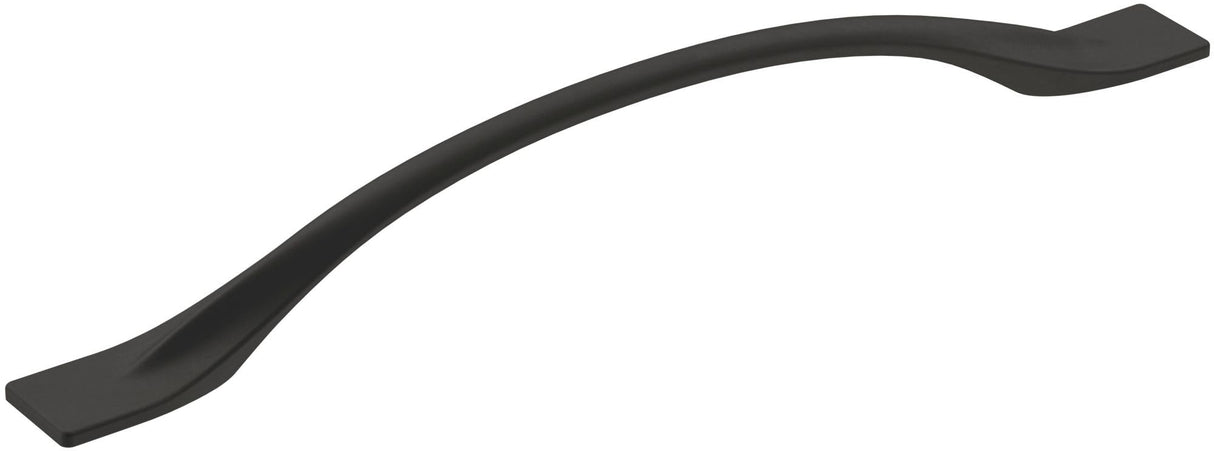 Amerock Cabinet Pull Matte Black 7-9/16 inch (192 mm) Center-to-Center Uprise 1 Pack Drawer Pull Cabinet Handle Cabinet Hardware