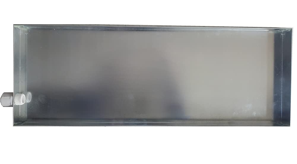 Mr Steam 103867 Condensation Pan Measures 25”L x 9”W x 1  ½”H