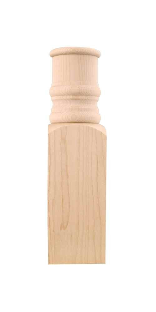 Hardware Resources SPLH250POP 3-1/4" W x 1-9/16" D x 10" H Poplar Half Round Spool