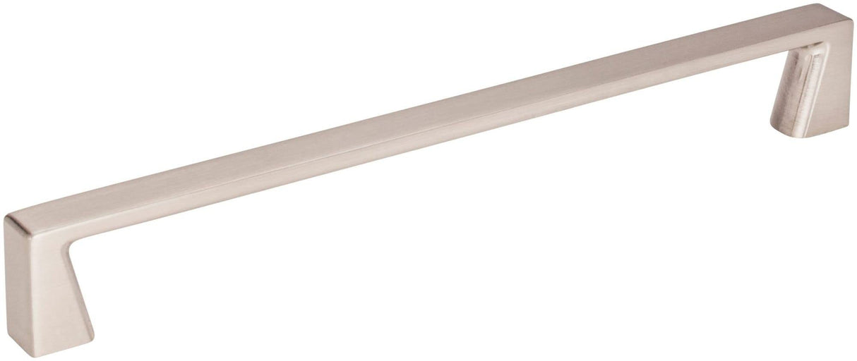Jeffrey Alexander 177-192SN 192 mm Center-to-Center Satin Nickel Square Boswell Cabinet Pull