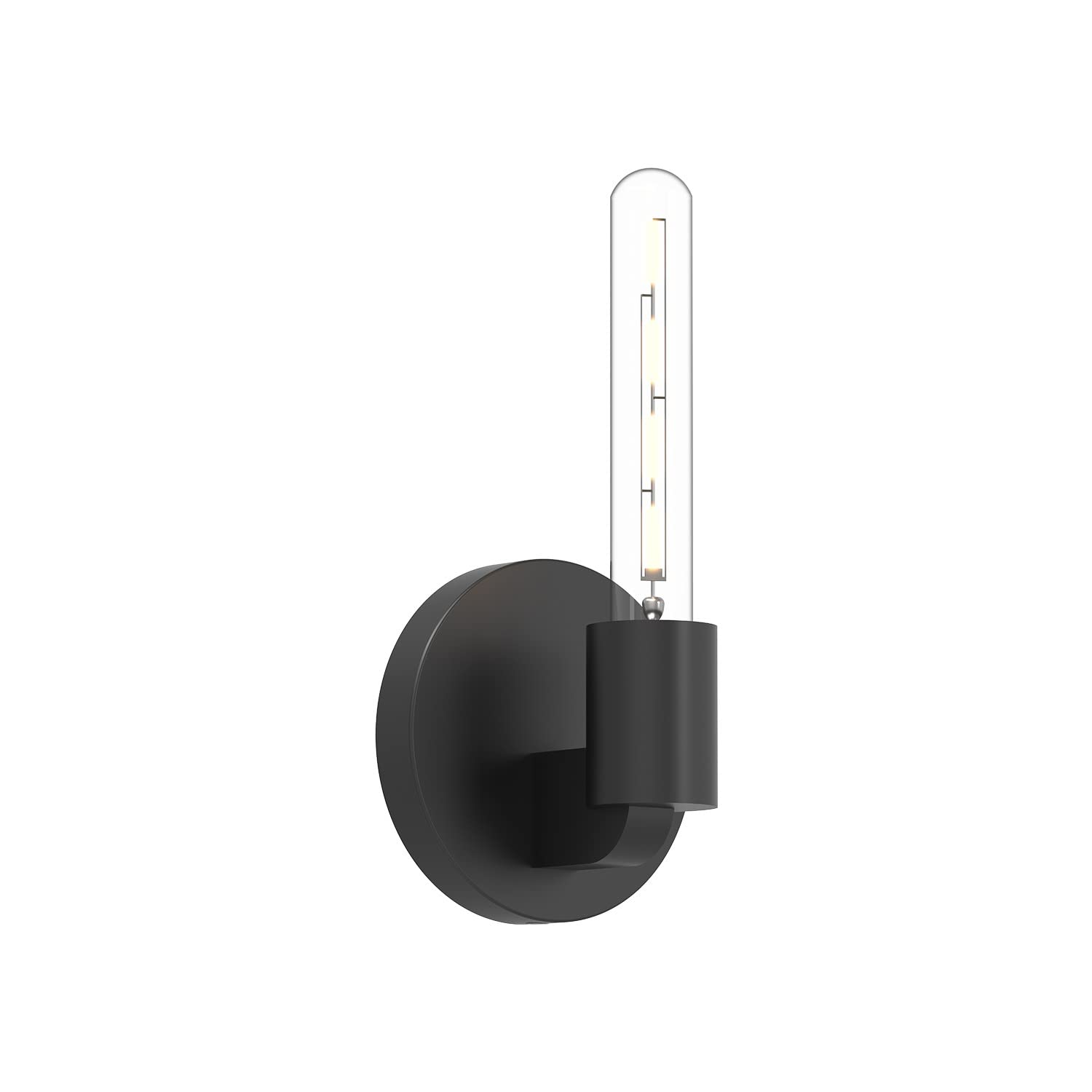 Alora WV607201MB CLAIRE 5" WALL VANITY MATTE BLACK E26 60W