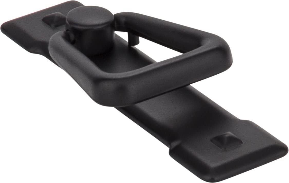 Elements R1012MB 2-1/4" Center-to-Center Matte Black Rectangle Verona Cabinet Drop Pull