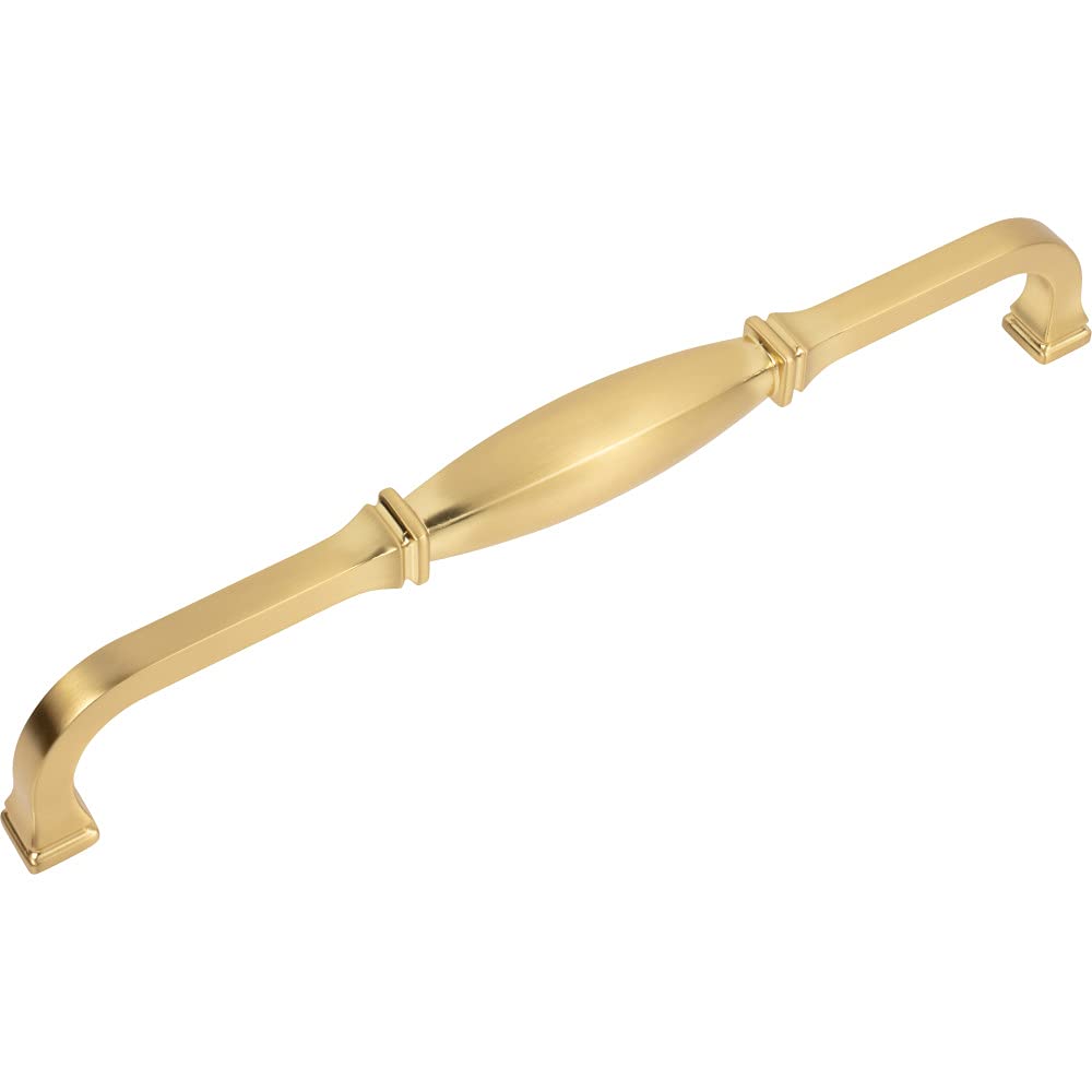 Jeffrey Alexander 278-12BG 12" Center-to-Center Brushed Gold Audrey Appliance Handle