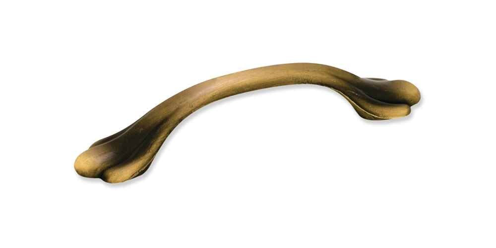 Elements 3208AB 3" Center-to-Center Brushed Antique Brass Kingsport Cabinet Pull